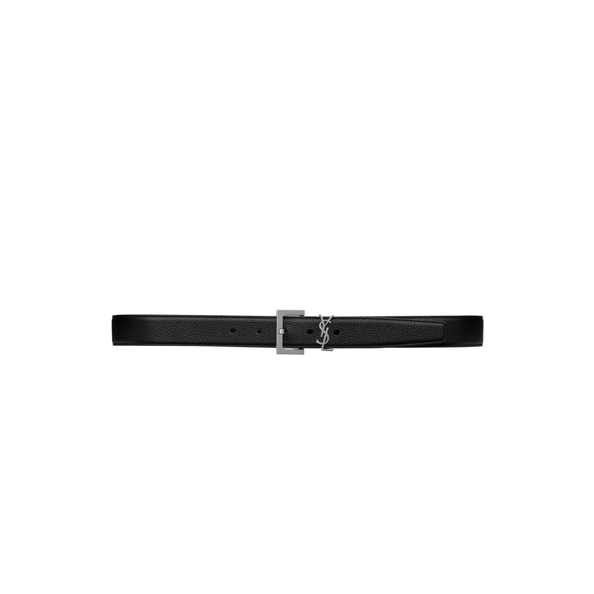 YSL BELT CASSANDRE IN GRAINED LEATHER 634440DTI0E1000